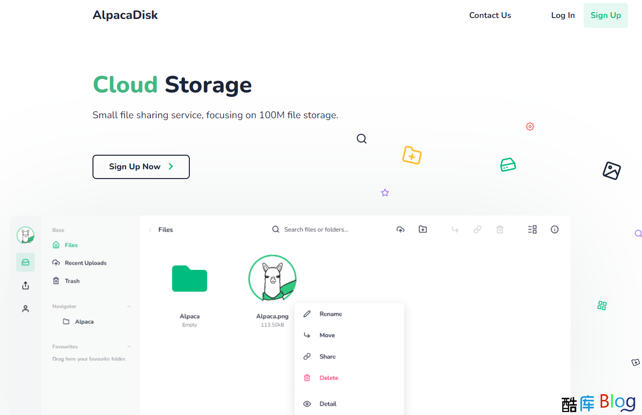 AlpacaDisk 羊驼盘 _免费的小文件快速共享服务云盘 第2张插图